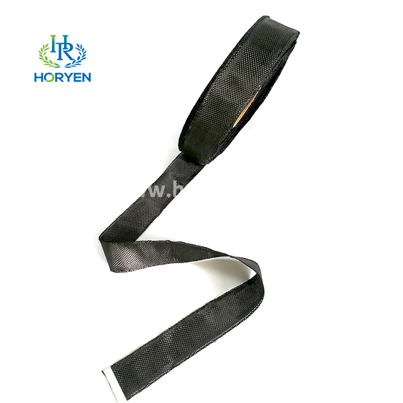 High quality 5cm width carbon fiber woven tape