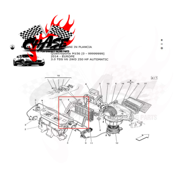 Auto Car Air Charge Heater Core Fit for Maserati Quattroporte M156 3.0 TDS V6 2WD 2014-673000093