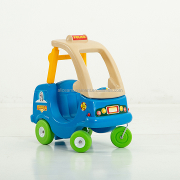 Colorful Children's Toy Cars: Interactive Police Cars for Kindergartens