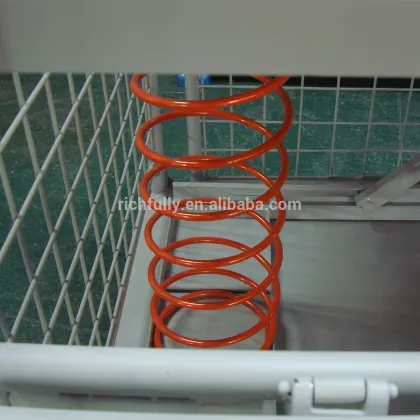 Folding Cage with springs shock absorber & board & castors