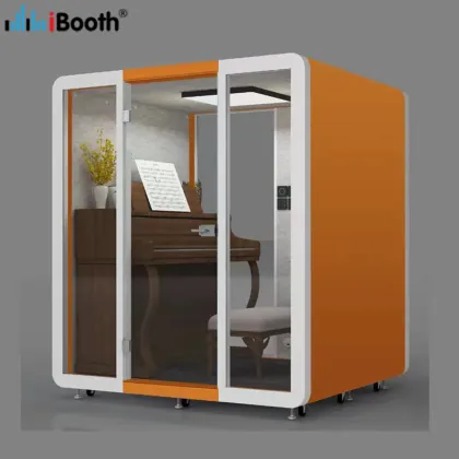 Orange Plenty Pod Acoustic Office Pods