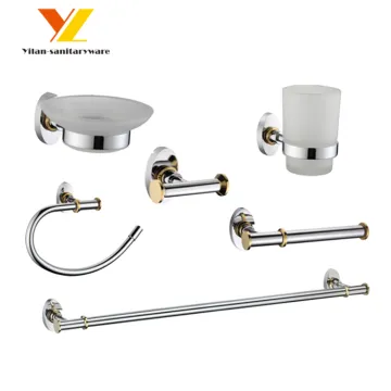 Chrome Bathroom Accessories Set - Wall Mounted Brass Bath Hardware at Cheap Prices