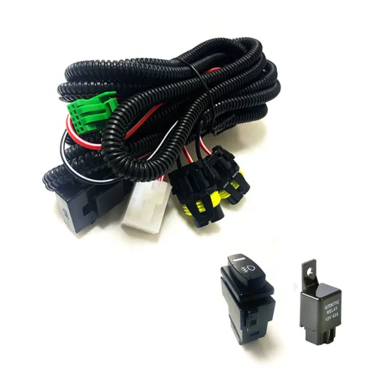 12V 30A Car Fog Light Switch Wire Harness with Relay and Fuse for Renault Megane