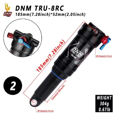 DNM Air Shock TRU-8RC Mountain Bike Rear Shock Absorber