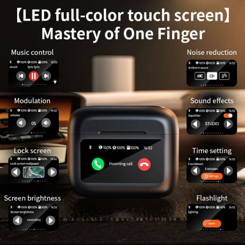 Touch LCD Screen True Wireless Stereo Earbuds