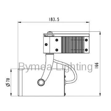 LED cob shop tracklight with CE approvel