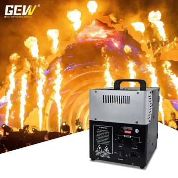 GEVV Double Way 1-3M 180W DMX Fire Flame Machine for Event Stage Effects