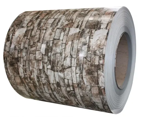 DX51D Brick PRINTECH Texture/Pattern color Steel Coil Prepainted for Building