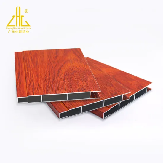 ZHONGLIAN Wood Color Aluminum Fence and Waterproof Decking System