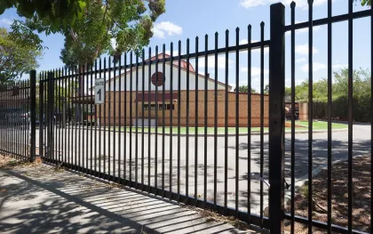 Wrought Iron Garden Security Fence