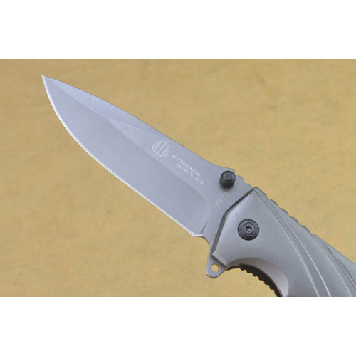 All Metal Steel Spring Assisted Pocket Knife