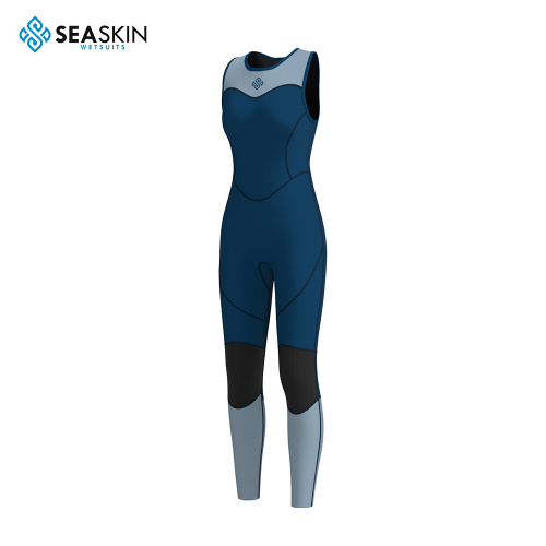 Seaskin Custom Color Sleeveless Long Pants Wetsuit