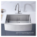 undermount handmade apron front single bowl sink
