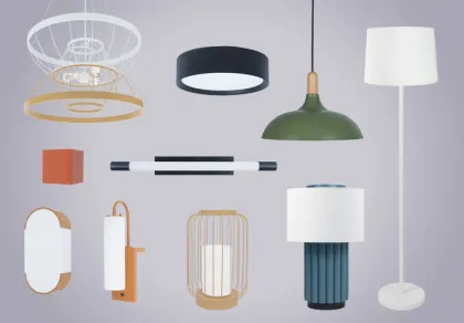 Spark by Hilton Hotel Bedside Decor Light Table Lamps