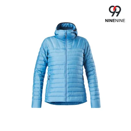 Trendy Women's Micro Down Hooded Jacket Style