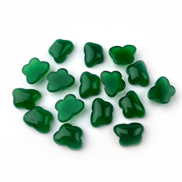 Green Agate butterfly shape High quality Gemstone cabochon