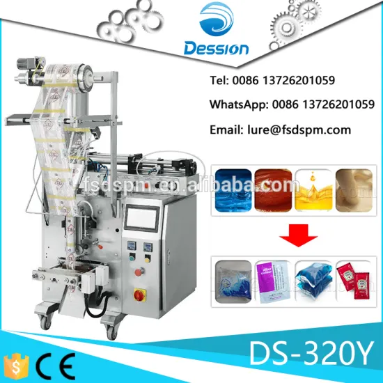 Vertical type packing machine for sauce 100ml ketchup packaging machine