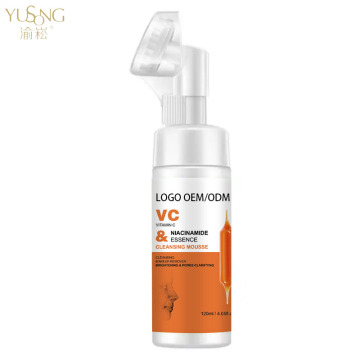 Cabezal de cepillo de limpiador facial de vitamina C - Limpieza profunda Desmontaje de tallas negras Cleanser facial suave