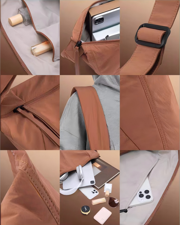 Bolsa de Crossbody feminina leve e impermeável Lightweight and waterproof women's crossbody bag