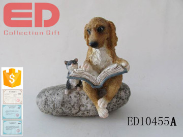 Eco-Friendly dog miniature figurine table decoration
