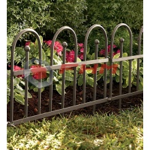 Wrought Iron Decorative Metal Lawn Edging Fence