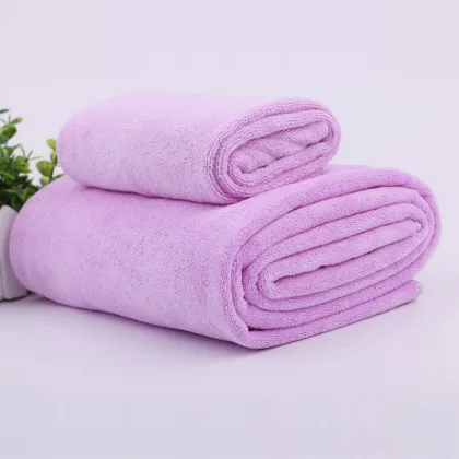 White hotel towel set / hotel bath towel / hotel towel with shower cap