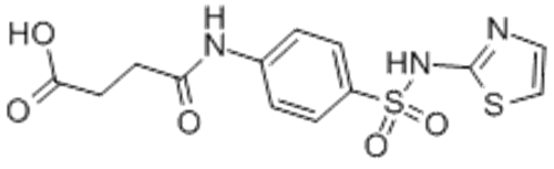 Butanoic acid,4-oxo-4-[[4-[(2-thiazolylamino)sulfonyl]phenyl]amino]- CAS 116-43-8