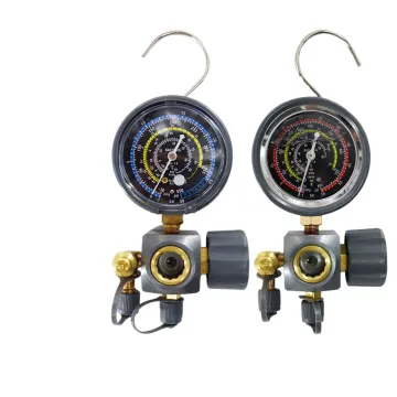 CT-468 Exhaust Mechanical Single Gauge - Refrigeration Tool Manifold Gauge for R134a R22 R32 R410A