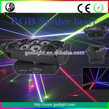 2016 New design Full Color RGB Cheap DJ Disco Spider moving head laser light