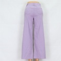 Women's Purple Wide Leg Jeans