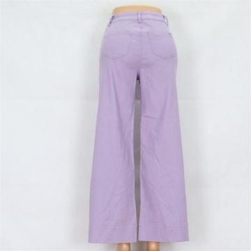 Custom Purple Wide Leg Women&#39;s Jeans