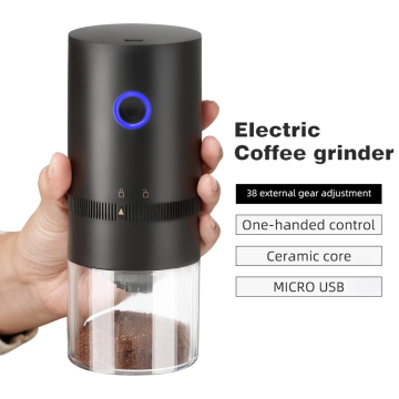 Professional Wireless Portable Bean Grinder: Hands-Free Electric Coffee Mill for Home Use