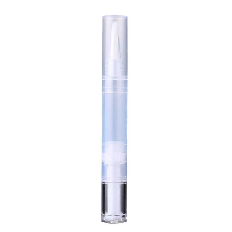 Dentes brancos metálicos clareamento Twist Twist Pen Cosmetic Container