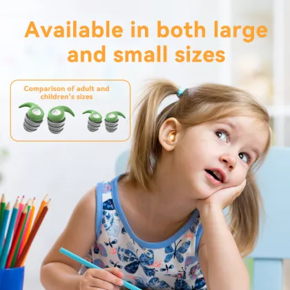 ES600 Nano Silicone Noise Cancelling Waterproof Earplugs for Adults and Children