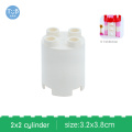 2x2 white cylinder