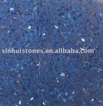 blue quartz stone(silver star blue quartz)