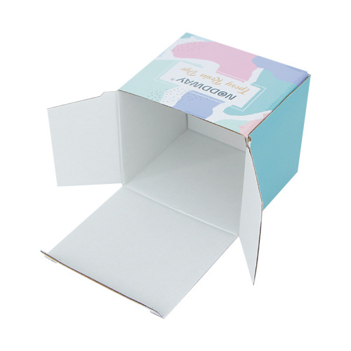 white paper box for skincare cosmetics packaging box