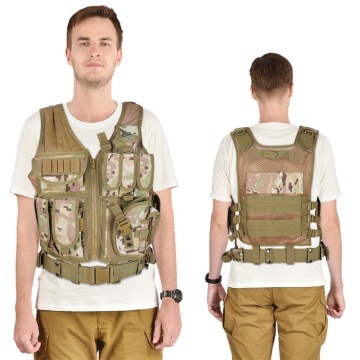 Customizable Nylon Tactical Vest: Factory-Made Mesh Stab-Proof, Breathable, Waterproof Harness