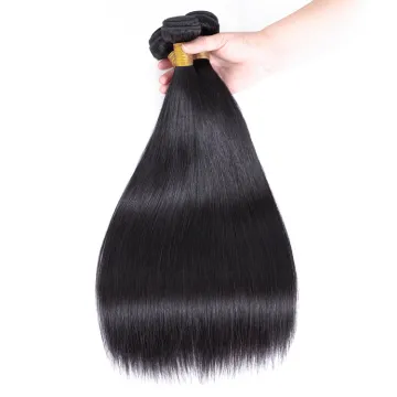 Raw Mink Brazilian Human Hair Bundles With Lace Frontal Closure Cheap Grade 10A Virgin Cuticle Aligned Human Hair Extension