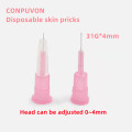 Conpuvon disposable skin prick needle 31G4mm 34G1.5 /4MM