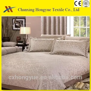 hot designs polyester dyed and embossed fabric for bedding/brushed fabric with high quailty
