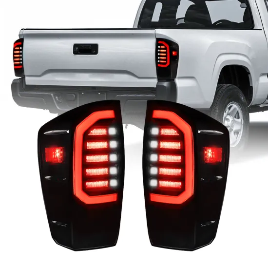 Smoked Lens Tail Lights for 2019-2022 Toyota Tacoma - Driver & Passenger Sides