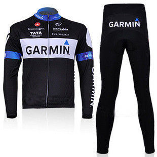 Pro Winter Sublimated Cycling Wear Thermal Tights And Pants With  Silicone Grippers