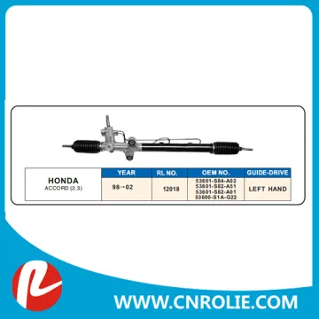 Rolie car parts honda accord steering rack 53601-S84-A02