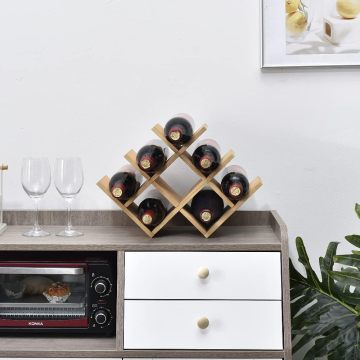 Wooden Wine Rack with Wedding Banquet Cabinet