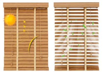 WOOD BLINDS ~ WOOD SLATS Wood Blinds