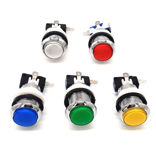 Best Sale 33mm Round Illuminated Arcade Buttons