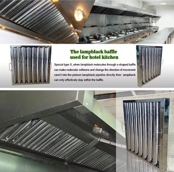 Hotel Kitchen Chimney Hood Filter จาระบี คุณภาพสูง Hotel Kitchen