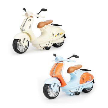 Scooter Simulation Light Model Collection - Decorative Alloy Motorcycle Gift for Children