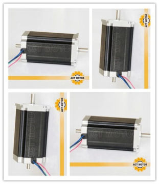 4PCS Nema23 stepper motor 112mm,4.2A,425oz shaft 8mm CE
